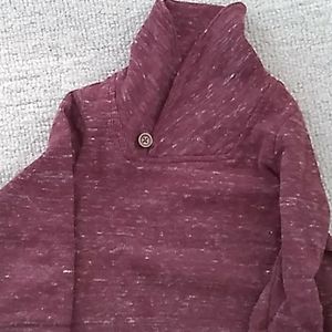 Maroon knit sweater 2T